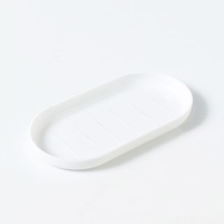 Soap Dish, Light Grey, Plastic