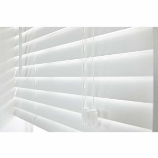 50mm x 1000mm x 1000mm, White, Fauxwood Venetian Blind
