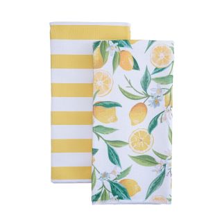 Dish Cloth, Lemon Theme, 2 Pieces