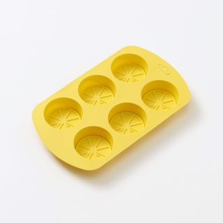 Ice Cube Tray, Lemon Pattern, Silicone