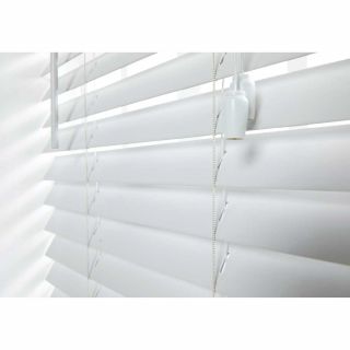 50mm x 1000mm x 1000mm, Grey, Fauxwood Venetian Blind