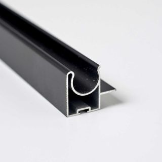 Aluminium Door Frame Handle, Black, G4, 2.75m