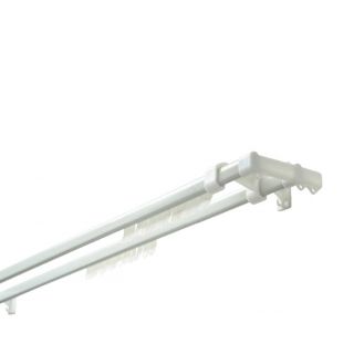 Curtain Track, Double, Steel, 2.5 Meter