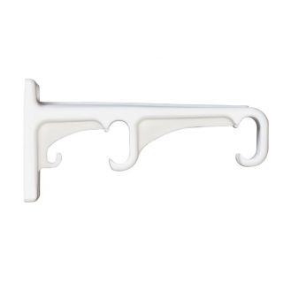 Curtain Track Bracket, Plastic, Double